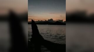 La Digue, Seychelles — закат, двойной сход и снова поклёвка