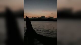 La Digue, Seychelles — закат, двойной сход и снова поклёвка