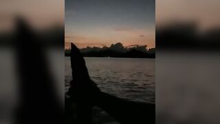 La Digue, Seychelles — закат, двойной сход и снова поклёвка