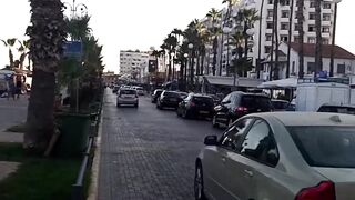 Larnaca, Finikoudes — прогулка по набережной и клев у пирса