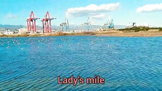 Ladies Mile, Cyprus — февраль: ветер, волна и береговая рыбалка