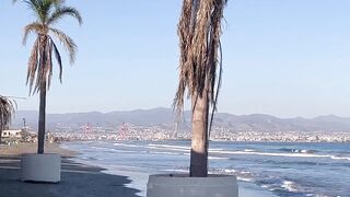 Ladies Mile, Limassol - длинная коса и рыбалка по кромке прибоя