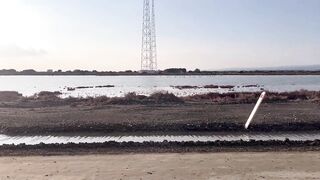 Ladies Mile, Limassol - длинная коса и рыбалка по кромке прибоя