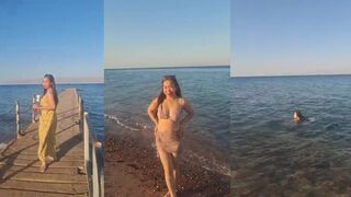 Red Sea у берегов KSA: волны, прозрачность, морская рыбалка на рассвете