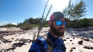 Eleuthera, Governors Harbour - жёлтые джейки с пляжа: как ловить