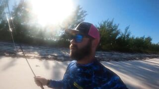 Eleuthera, Governors Harbour - жёлтые джейки с пляжа: как ловить