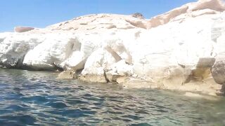 Governors Beach, Cyprus — серые скалы, глубины и береговая рыбалка