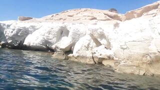 Governors Beach, Cyprus — серые скалы, глубины и береговая рыбалка