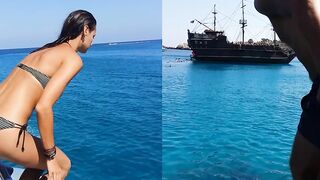 Konnos Bay — прыжки с лодки и рыбалка у гротов совместимы?