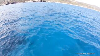 Akamas Blue Lagoon — лодочный выход и прозрачная вода