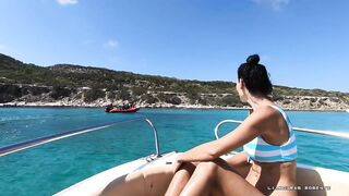 Akamas Blue Lagoon — лодочный выход и прозрачная вода