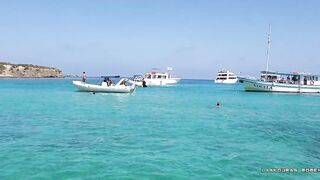 Akamas Blue Lagoon — лодочный выход и прозрачная вода