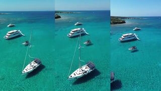 Blue Lagoon, Akamas — дрон, течения, морская рыбалка с катера?