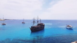 Cape Greco Blue Lagoon, Cyprus — снорклинг и точки для спиннинга