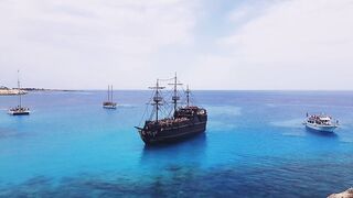 Cape Greco Blue Lagoon, Cyprus — снорклинг и точки для спиннинга