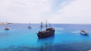 Cape Greco Blue Lagoon, Cyprus — снорклинг и точки для спиннинга