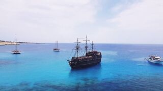 Cape Greco Blue Lagoon, Cyprus — снорклинг и точки для спиннинга