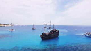 Cape Greco Blue Lagoon, Cyprus — снорклинг и точки для спиннинга