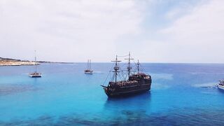 Cape Greco Blue Lagoon, Cyprus — снорклинг и точки для спиннинга