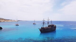 Cape Greco Blue Lagoon, Cyprus — снорклинг и точки для спиннинга