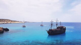 Cape Greco Blue Lagoon, Cyprus — снорклинг и точки для спиннинга