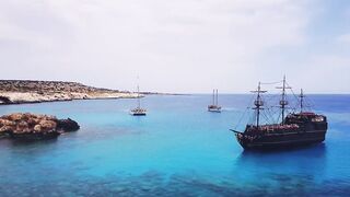 Cape Greco Blue Lagoon, Cyprus — снорклинг и точки для спиннинга