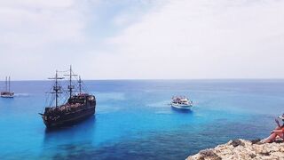 Cape Greco Blue Lagoon, Cyprus — снорклинг и точки для спиннинга