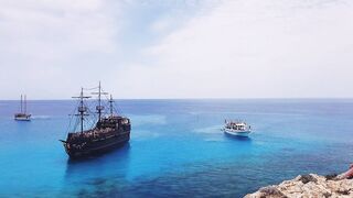Cape Greco Blue Lagoon, Cyprus — снорклинг и точки для спиннинга