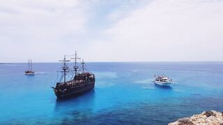 Cape Greco Blue Lagoon, Cyprus — снорклинг и точки для спиннинга