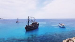 Cape Greco Blue Lagoon, Cyprus — снорклинг и точки для спиннинга