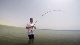 Sealine, Qatar — хороший бой рыбы: снасти и место по ветру