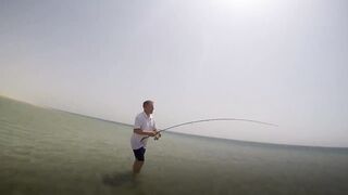 Sealine, Qatar — хороший бой рыбы: снасти и место по ветру