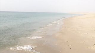 Sealine, Qatar — shore jig: orange spot trevally на Duo Metal Jig