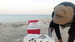 Fuwairit, Qatar - клюнул шихам: береговой выезд и снасти