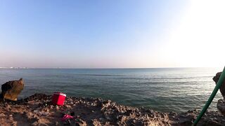 Fuwairit, Qatar - клюнул шихам: береговой выезд и снасти