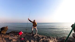 Fuwairit, Qatar - клюнул шихам: береговой выезд и снасти
