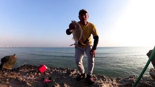 Fuwairit, Qatar - клюнул шихам: береговой выезд и снасти