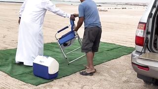 Dukhan, Qatar - кемпинг у моря и вечерняя рыбалка с берега