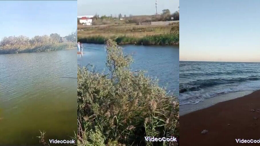 Поклевка у моста на Пересыпском гирле среди медуз и катеров