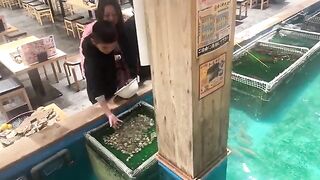 Осака, Синсэкай: рыболовный ресторан и ужин как часть маршрута