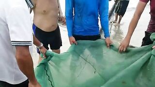 Пляж Микхе в Дананге: береговой невод и план лодочного дня