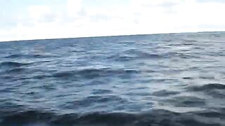 Троллинг лосося на Онежском озере и сход рыбы у дальней снасти