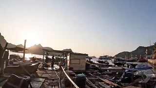 Ловля сиганов у садков в бухте Ланха на Катбе