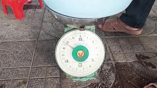 Возвращение с прудовой рыбалки в Хо-Трам и взвешивание улова