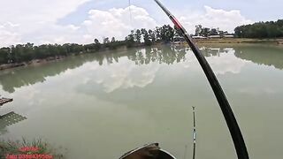 Карповая рыбалка на озере Хочам во Вьетнаме с тонким поводком