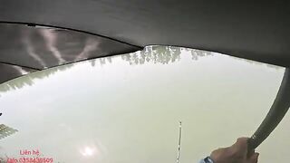 Карповая рыбалка на озере Хочам во Вьетнаме с тонким поводком