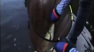 Прудовая ловля в Вэйхае на снасть с двумя крючками