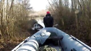 Щука в австрийской старице 31 декабря 2020 года