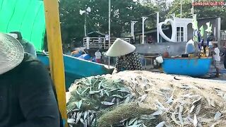 Лонгхай: сельдяные сети на берегу и туристический морской день