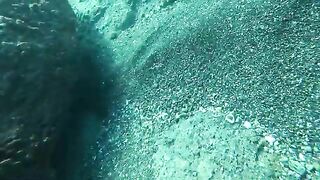Подводная охота с Пеппе у Неаполя в прозрачной воде